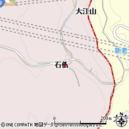 京都府亀岡市篠町王子石仏周辺の地図