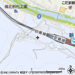 岡山県新見市西方528周辺の地図