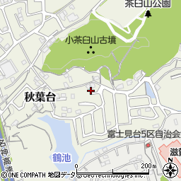 滋賀県大津市秋葉台21-44周辺の地図