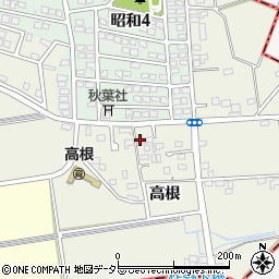 愛知県知立市牛田町高根周辺の地図