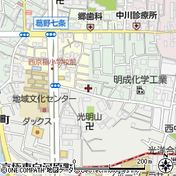 プリマベーラ西京極周辺の地図