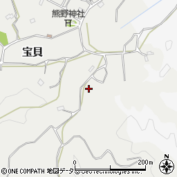 千葉県館山市宝貝周辺の地図