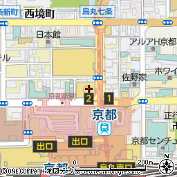 ニデック京都タワー周辺の地図
