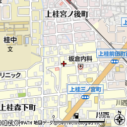 京都府京都市西京区上桂三ノ宮町75周辺の地図