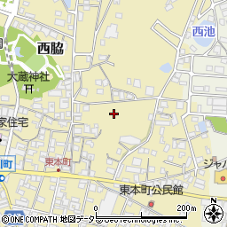 兵庫県西脇市西脇512周辺の地図