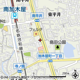 愛知銀行名鉄南加木屋駅前 ＡＴＭ周辺の地図