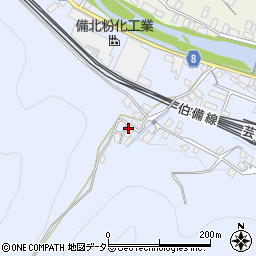 岡山県新見市西方668-1周辺の地図