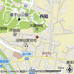兵庫県西脇市西脇418周辺の地図