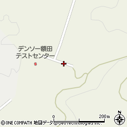 愛知県岡崎市切山町（大ボウ）周辺の地図