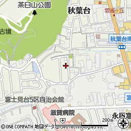 滋賀県大津市秋葉台15-65周辺の地図