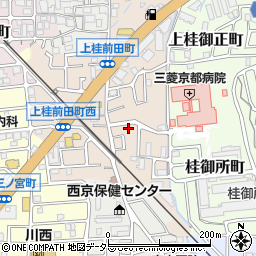 京都府京都市西京区上桂前田町37-3周辺の地図