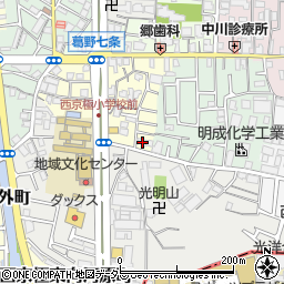 京都府京都市右京区西京極南方町80-1周辺の地図