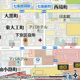 ａｕショップ　京都駅前店周辺の地図