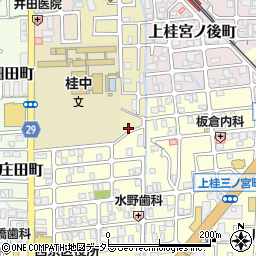 京都府京都市西京区上桂森上町39周辺の地図