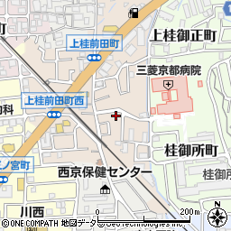 京都府京都市西京区上桂前田町37周辺の地図