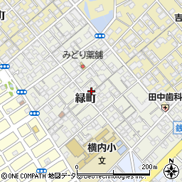 静岡県静岡市葵区緑町周辺の地図