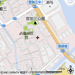 宮加三560-1 遠藤邸☆アキッパ駐車場【3】周辺の地図