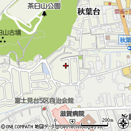 滋賀県大津市秋葉台15周辺の地図