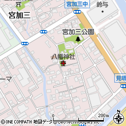 静岡県静岡市清水区宮加三602周辺の地図