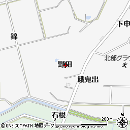 愛知県知多郡東浦町森岡野田周辺の地図