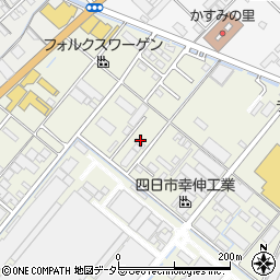 三重県四日市市富士町周辺の地図