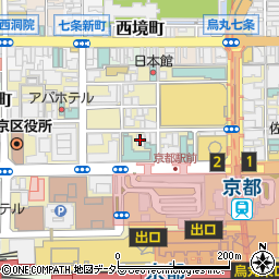 創作個室居酒屋 すぎうら 京都駅前店周辺の地図