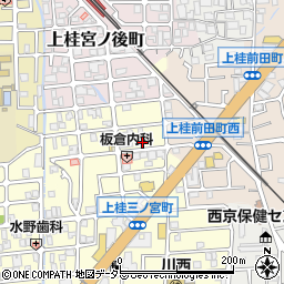 京都府京都市西京区上桂三ノ宮町82周辺の地図