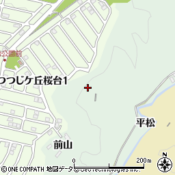 京都府亀岡市篠町広田前山周辺の地図