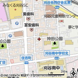 愛知県刈谷市若松町5丁目5周辺の地図