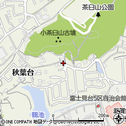 滋賀県大津市秋葉台周辺の地図
