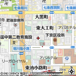 京都府京都市下京区南町周辺の地図