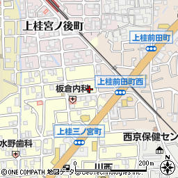 京都府京都市西京区上桂三ノ宮町84周辺の地図