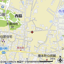兵庫県西脇市西脇494周辺の地図