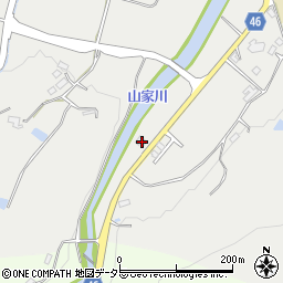 岡山県美作市土居141-1周辺の地図