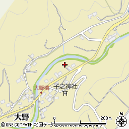 静岡県伊豆市大野237周辺の地図