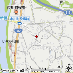 兵庫県神崎郡市川町西川辺221周辺の地図