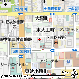 京都府京都市下京区南町567周辺の地図
