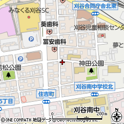 愛知県刈谷市若松町5丁目4周辺の地図
