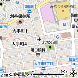 愛知県刈谷市若松町3丁目2周辺の地図