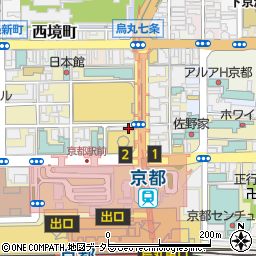 ＮＯＶＡ英会話　京都駅前校周辺の地図
