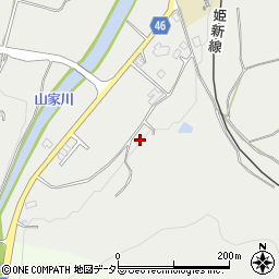 岡山県美作市土居84周辺の地図