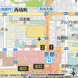 創作厨房 さいか亭 京都駅周辺の地図