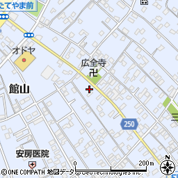 館山港線周辺の地図