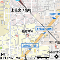 京都府京都市西京区上桂三ノ宮町87-5周辺の地図