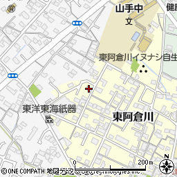 三重県四日市市東阿倉川294-2周辺の地図