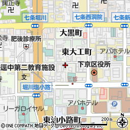 京都府京都市下京区南町505周辺の地図