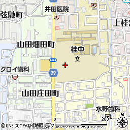 京都府京都市西京区上桂森上町周辺の地図