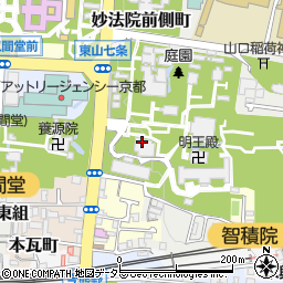 京都府京都市東山区東瓦町周辺の地図