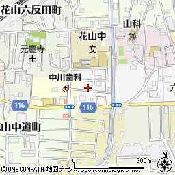 京都府京都市山科区西野八幡田町30-22周辺の地図