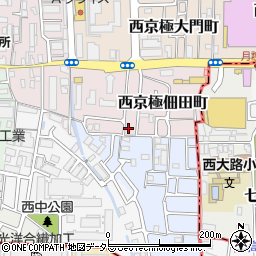 京都府京都市右京区西京極佃田町15-23周辺の地図